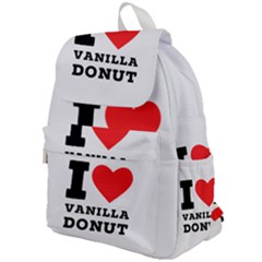 I Love Vanilla Donut Top Flap Backpack by ilovewhateva