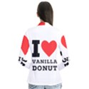 I love vanilla donut Drape Collar Cardigan View2