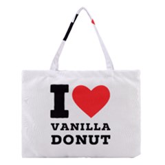 I Love Vanilla Donut Medium Tote Bag by ilovewhateva