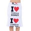 I love vanilla donut Short Mermaid Skirt View1