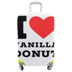 I Love Vanilla Donut Luggage Cover (medium) by ilovewhateva