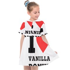 I Love Vanilla Donut Kids  Sailor Dress by ilovewhateva