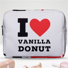 I Love Vanilla Donut Make Up Pouch (large) by ilovewhateva