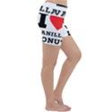 I love vanilla donut Lightweight Velour Yoga Shorts View3