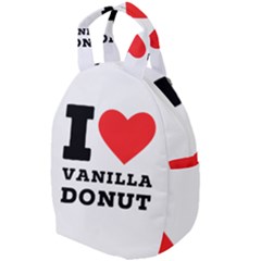 I Love Vanilla Donut Travel Backpack by ilovewhateva