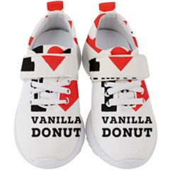 I Love Vanilla Donut Kids  Velcro Strap Shoes by ilovewhateva