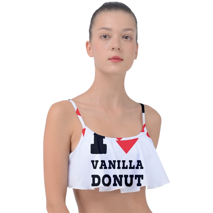 I love vanilla donut Frill Bikini Top