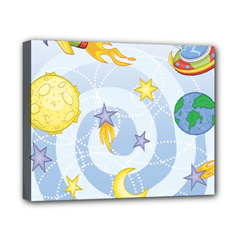 Science Fiction Outer Space Canvas 10  X 8  (stretched) by Ndabl3x