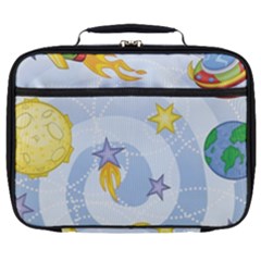 Science Fiction Outer Space Full Print Lunch Bag by Ndabl3x