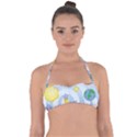 Science Fiction Outer Space Halter Bandeau Bikini Top View1