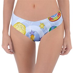 Science Fiction Outer Space Reversible Classic Bikini Bottoms