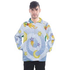 Science Fiction Outer Space Men s Half Zip Pullover by Ndabl3x