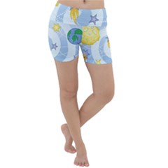 Science Fiction Outer Space Lightweight Velour Yoga Shorts by Ndabl3x