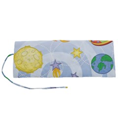 Science Fiction Outer Space Roll Up Canvas Pencil Holder (s) by Ndabl3x