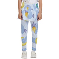 Science Fiction Outer Space Kids  Skirted Pants by Ndabl3x