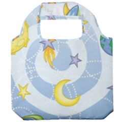 Science Fiction Outer Space Foldable Grocery Recycle Bag by Ndabl3x