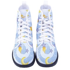 Science Fiction Outer Space Men s High-top Canvas Sneakers