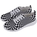 Optical Illusion Chessboard Tunnel Men s Lightweight Sports Shoes View2