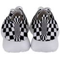 Optical Illusion Chessboard Tunnel Men s Lightweight Sports Shoes View4