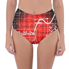 Geometry Mathematics Cube Reversible High-waist Bikini Bottoms by Ndabl3x