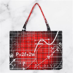 Geometry Mathematics Cube Medium Tote Bag by Ndabl3x