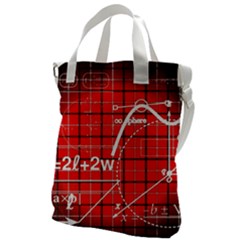 Geometry Mathematics Cube Canvas Messenger Bag by Ndabl3x