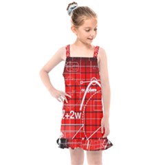 Geometry Mathematics Cube Kids  Overall Dress by Ndabl3x