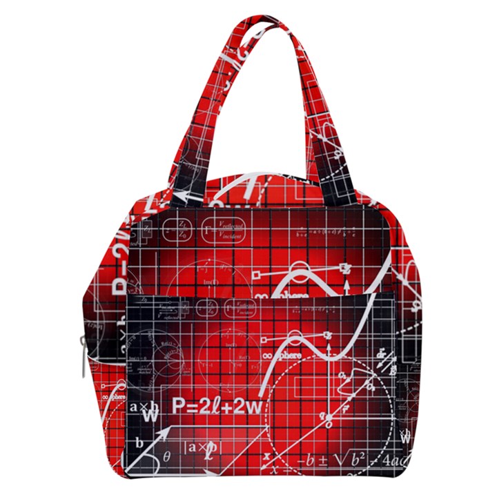 Geometry Mathematics Cube Boxy Hand Bag