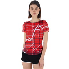 Geometry Mathematics Cube Back Cut Out Sport Tee by Ndabl3x