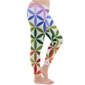 Mandala Rainbow Colorful Classic Winter Leggings View3