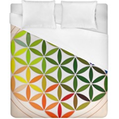 Mandala Rainbow Colorful Duvet Cover (california King Size) by Ndabl3x