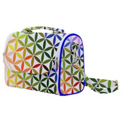 Mandala Rainbow Colorful Satchel Shoulder Bag by Ndabl3x