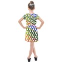 Mandala Rainbow Colorful Kids  Cross Web Dress View2