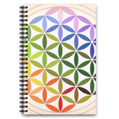 Mandala Rainbow Colorful 5 5  X 8 5  Notebook by Ndabl3x