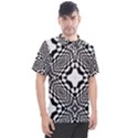 Tile Repeating Pattern Texture Men s Polo Tee View1