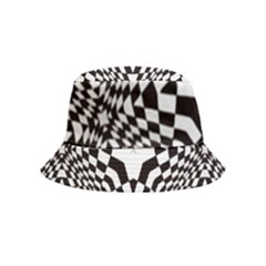 Tile Repeating Pattern Texture Inside Out Bucket Hat (kids) by Ndabl3x