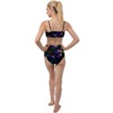 Snowflakes Snow Winter Christmas Tied Up Two Piece Swimsuit View2