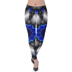 Kaleidoscope Abstract Round Velvet Leggings by Ndabl3x