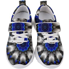 Kaleidoscope Abstract Round Kids  Velcro Strap Shoes by Ndabl3x