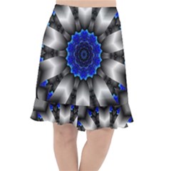 Kaleidoscope Abstract Round Fishtail Chiffon Skirt by Ndabl3x