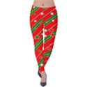 Christmas Paper Star Texture Velvet Leggings View1