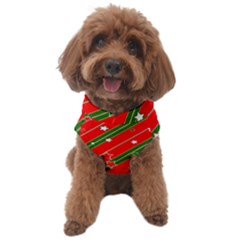 Christmas Paper Star Texture Dog Sweater by Ndabl3x