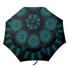 Ornament District Turquoise Folding Umbrellas