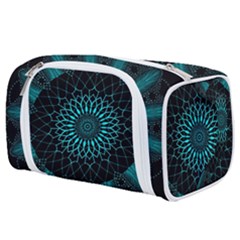 Ornament District Turquoise Toiletries Pouch by Ndabl3x