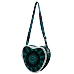 Ornament District Turquoise Heart Shoulder Bag by Ndabl3x