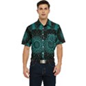 Ornament District Turquoise Men s Short Sleeve Pocket Shirt  View1