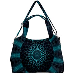 Ornament District Turquoise Double Compartment Shoulder Bag by Ndabl3x