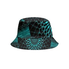 Ornament District Turquoise Inside Out Bucket Hat (kids) by Ndabl3x