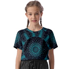 Ornament District Turquoise Kids  Basic Tee by Ndabl3x