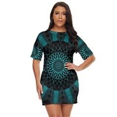 Ornament District Turquoise Just Threw It On Dress by Ndabl3x